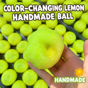 Color-Changing Lemon Squishy Toy – Handmade Crunchy ASMR Stress Relief Sensory Toy