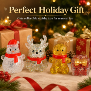 Christmas Mystery Squishy Toy Set