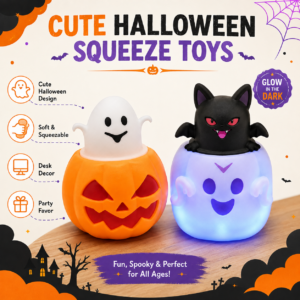 Halloween Monster Squishy Toy Set