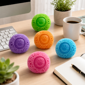 Smiley Face Squishy Slow Rising Stress Relief Toy