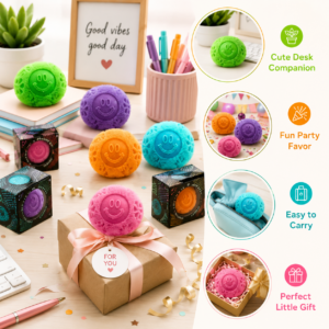 Smiley Face Squishy Slow Rising Stress Relief Toy