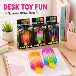 TPR Ice Pop Fidget Toy - Stress Relief Squeeze Toy for Office