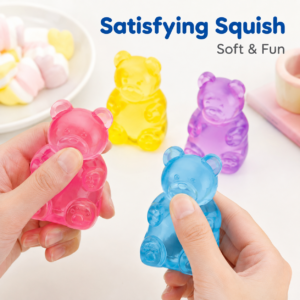 Creative Stress Relief Bear Squishy Toy – Slow Rising Sensory Fidget Ball
