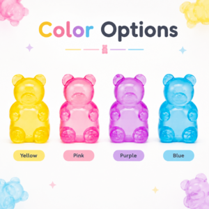 Creative Stress Relief Bear Squishy Toy – Slow Rising Sensory Fidget Ball