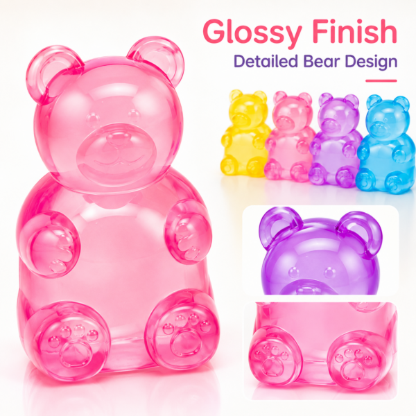 Creative Stress Relief Bear Squishy Toy – Slow Rising Sensory Fidget Ball