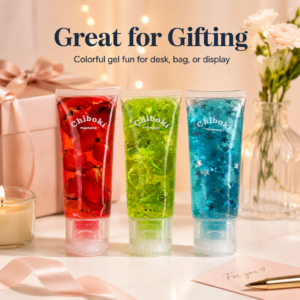 Clear Crystal Toothpaste Squishy Toy – Soft Sensory Stress Relief Toy
