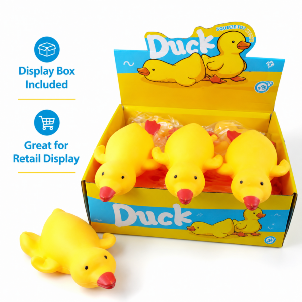 Giant TPR Duck Squeeze Toy with Flour Filling