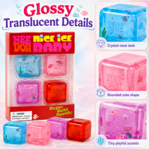 Mini Ice Cube Squishy Stress Toy