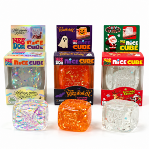 Holographic Ribbon Cube Sensory Toy
