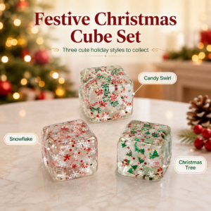 Christmas Maltose Ice Cube Squishy Stress Relief Toy