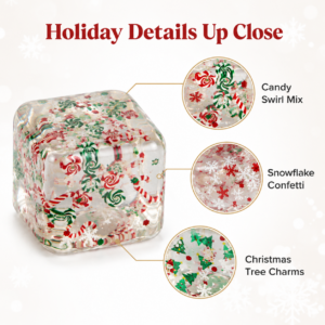 Christmas Maltose Ice Cube Squishy Stress Relief Toy