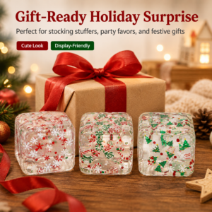 Christmas Maltose Ice Cube Squishy Stress Relief Toy