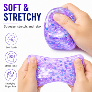 Pink Lychee Scented Squishy Toy – Slow Rising Stress Relief Fidget Ball