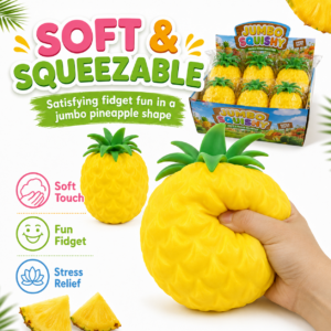 Realistic Large Pineapple Squishy Toy – Soft Slow-Rising Sensory Stress Relief Toy
