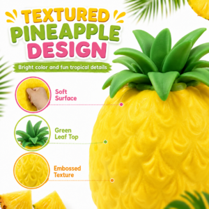 Realistic Large Pineapple Squishy Toy – Soft Slow-Rising Sensory Stress Relief Toy