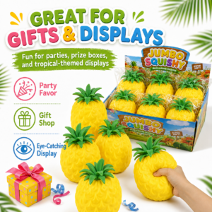 Realistic Large Pineapple Squishy Toy – Soft Slow-Rising Sensory Stress Relief Toy