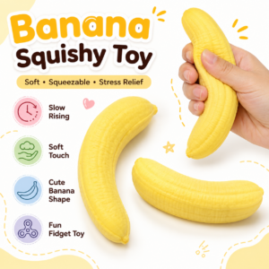 Custom Banana Squeeze Toy
