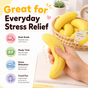 Custom Banana Squeeze Toy