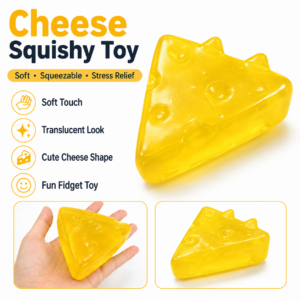 Soft Ball Honey Cheese Squeeze Ball Stress Ball Soft Decompression Toy