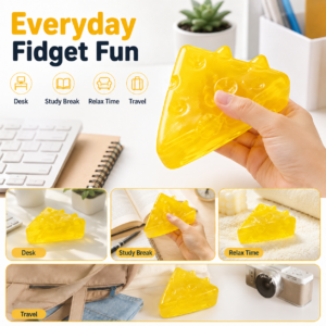 Soft Ball Honey Cheese Squeeze Ball Stress Ball Soft Decompression Toy