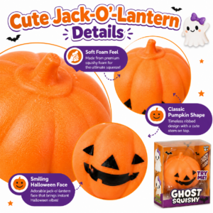 Halloween Ghost and Pumpkin Slow-Rebound Fidget Toy