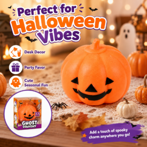 Halloween Ghost and Pumpkin Slow-Rebound Fidget Toy