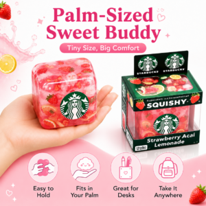 Star Dr Pepper Sprite Needoh Pink Drink Ice Cube Slow Rise Fidget Toy for Girls Wholesale