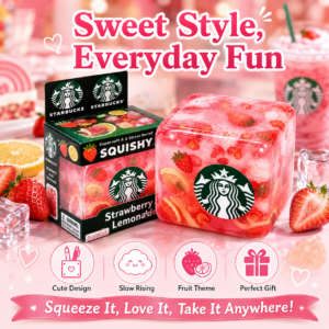 Star Dr Pepper Sprite Needoh Pink Drink Ice Cube Slow Rise Fidget Toy for Girls Wholesale