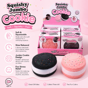 Giant Cookie Sandwich Squishy Toy