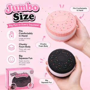 Giant Cookie Sandwich Squishy Toy