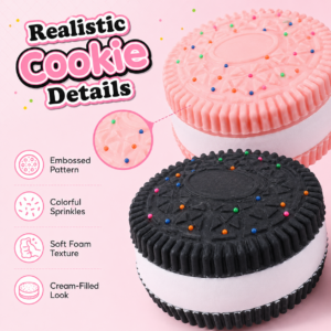 Giant Cookie Sandwich Squishy Toy