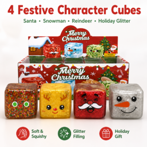 Light-Up Christmas Cube Sensory Toy