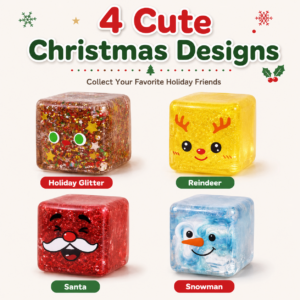 Light-Up Christmas Cube Sensory Toy