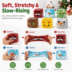 Light-Up Christmas Cube Sensory Toy