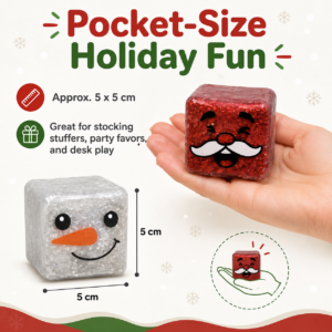 Light-Up Christmas Cube Sensory Toy