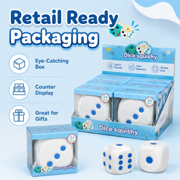 Giant Squishy Dice Sensory Toy
