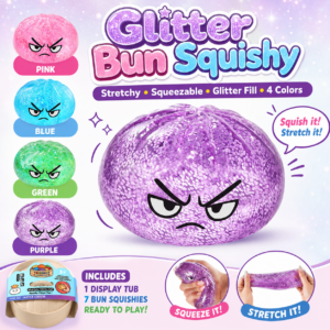 Soft Squishy Dumpling Stress Ball Toy with Steamer