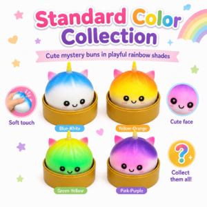 Dumpling Squishy Toy – Soft Sensory Stress Relief Toy