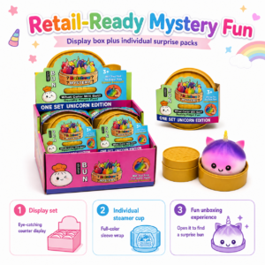 Dumpling Squishy Toy – Soft Sensory Stress Relief Toy