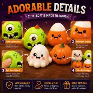 Halloween Monster Ghost Candy Toy (Random Color)