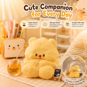 Plush Animal Keychain Set