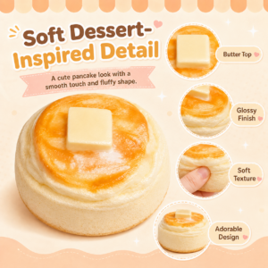 Silicone Butter Muffin Squishy Toy
