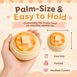 Silicone Butter Muffin Squishy Toy