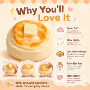 Silicone Butter Muffin Squishy Toy