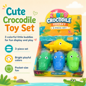 Giant Crocodile Squishy Toy – Large Sensory Stress Relief Fidget Toy
