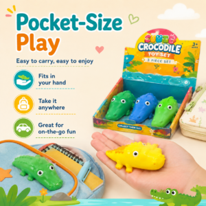 Giant Crocodile Squishy Toy – Large Sensory Stress Relief Fidget Toy