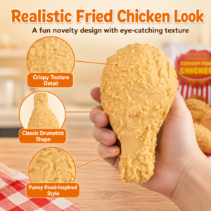 Chicken Drumstick Squishy Toy – Slow-Rising Sensory Stress Relief Fidget