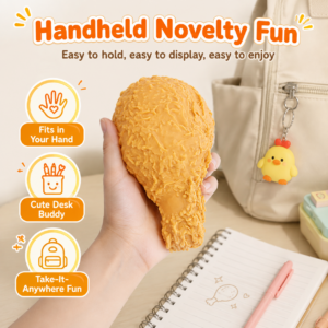 Chicken Drumstick Squishy Toy – Slow-Rising Sensory Stress Relief Fidget