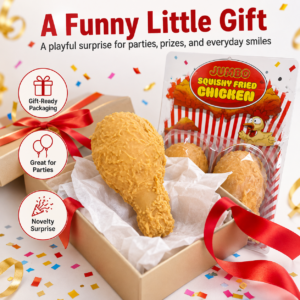 Chicken Drumstick Squishy Toy – Slow-Rising Sensory Stress Relief Fidget