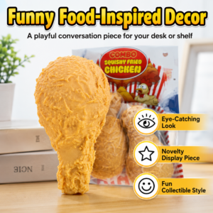 Chicken Drumstick Squishy Toy – Slow-Rising Sensory Stress Relief Fidget